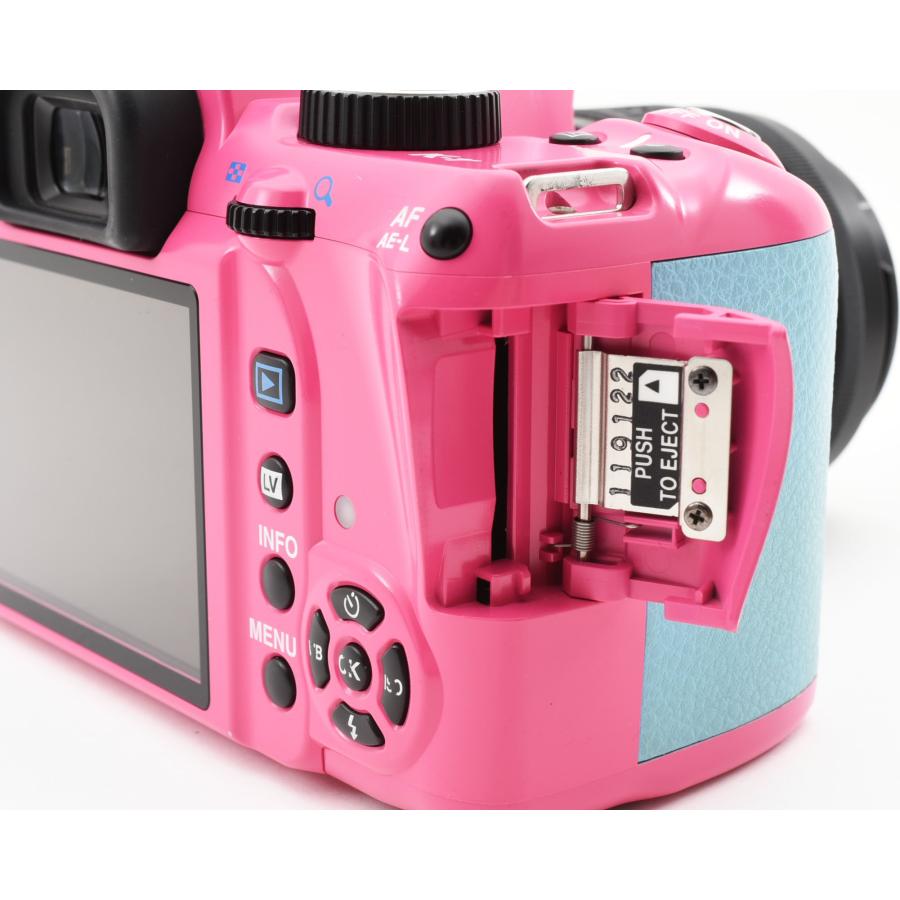 ペンタックス デジタル一眼 PENTAX K-r ピンク×アクア レンズキット