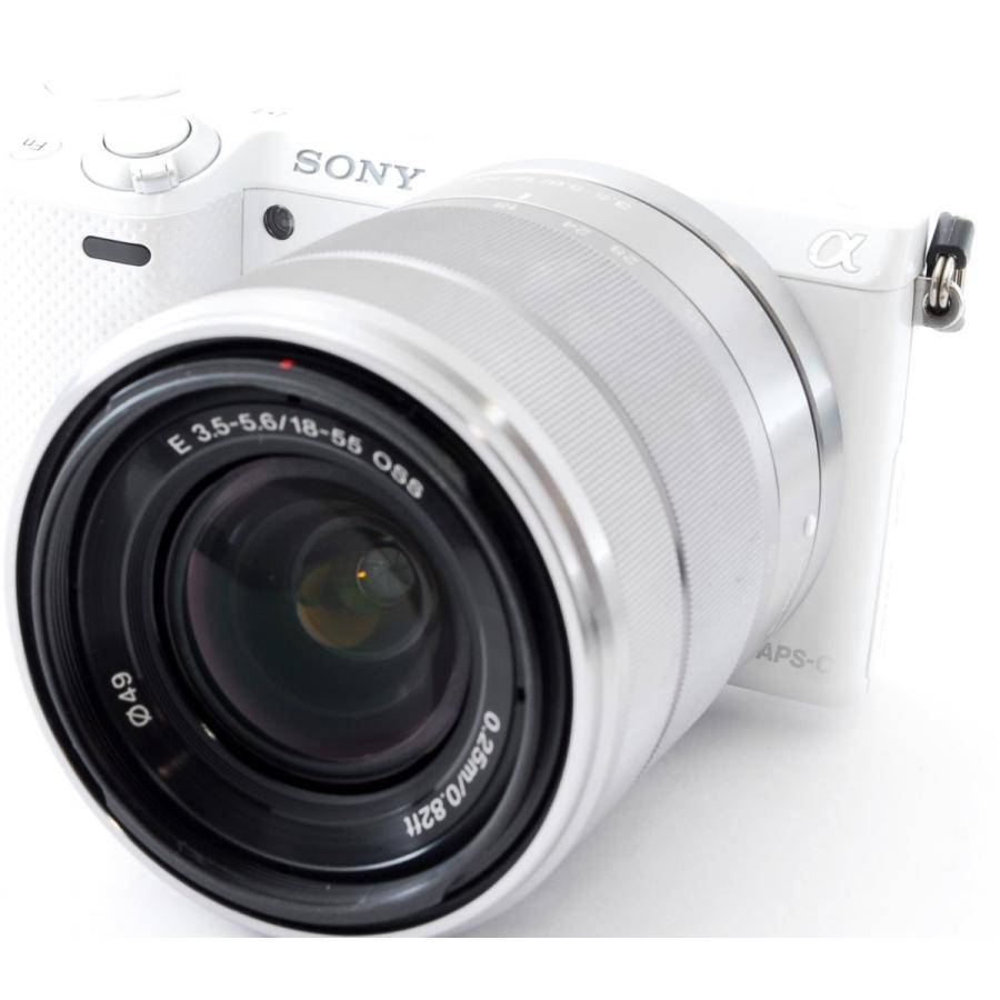SONY（ソニー） ミラーレス α NEX-5T レンズキット ホワイト 中古 Wi