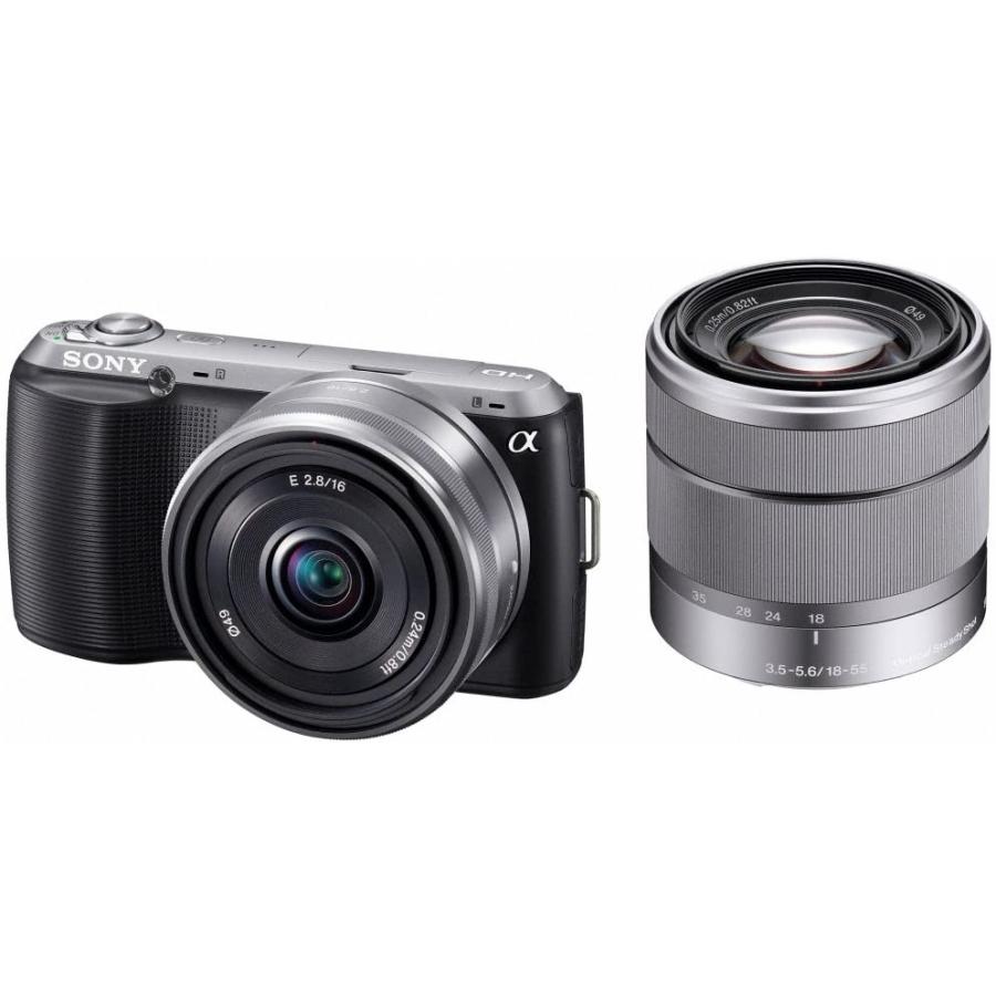 NEX ソニー ミラーレス SONY α NEX-C3 ダブルレンズキット ブラック