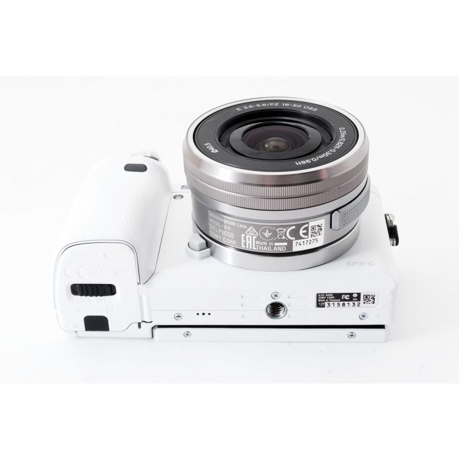 SONY（ソニー） ミラーレス α6000 レンズキット ホワイト 中古 Wi-Fi