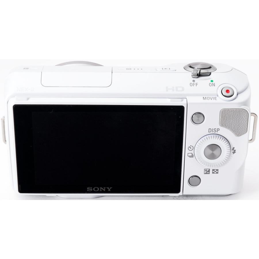 NEX ソニー ミラーレス SONY α NEX-3 ズームレンズキット ホワイト