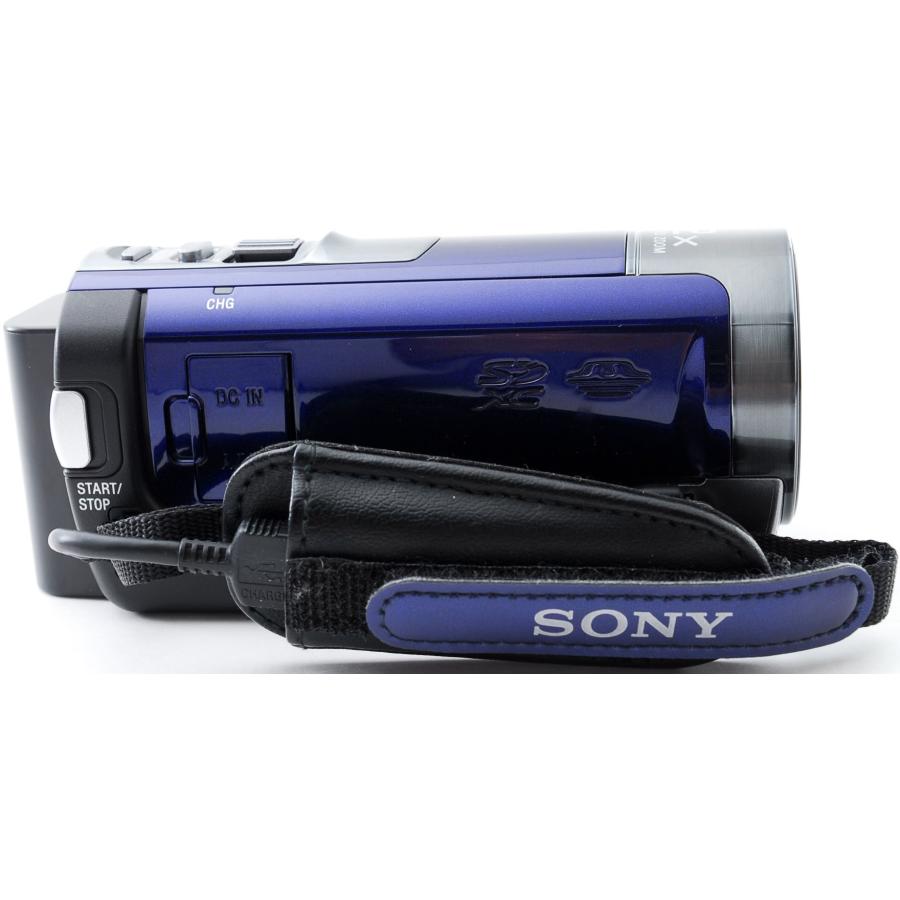 SONY（ソニー） ビデオカメラ SONY HDR-CX180 (L) ブルー 中古 新品SD