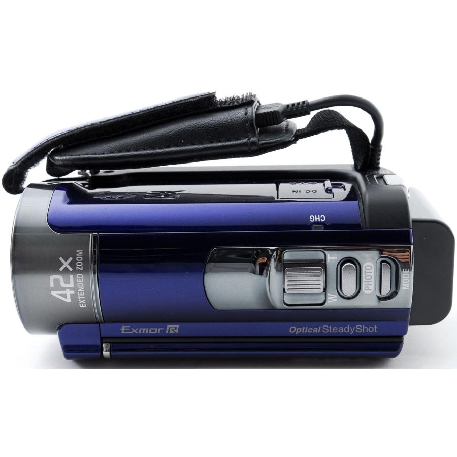 SONY（ソニー） ビデオカメラ SONY HDR-CX180 (L) ブルー 中古 新品SD