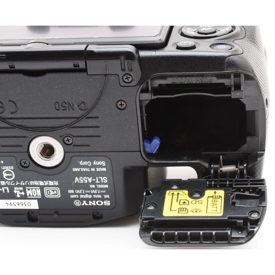 α（ソニー） デジタル一眼 ソニー SONY α55 レンズキット 中古 新品SD