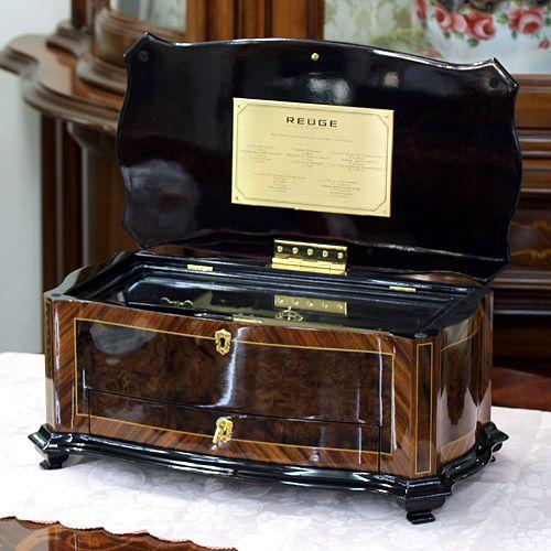 REUGE（リュージュ） リュージュオルゴール クルミのこぶ材72弁