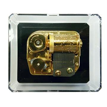 ニデックインスツルメンツ ニデックオルゴール 23弁透明四角ケース