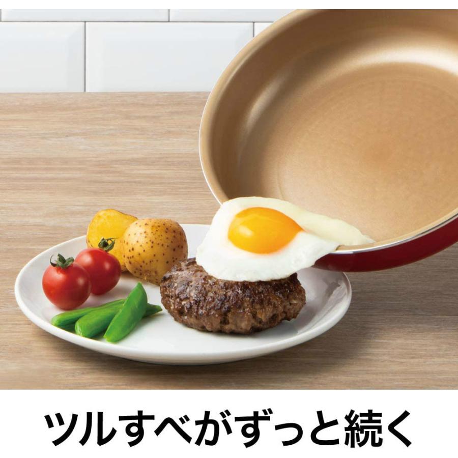 evercook エバークック EFIS6IV 着脱6点セット アイボリー フライパン
