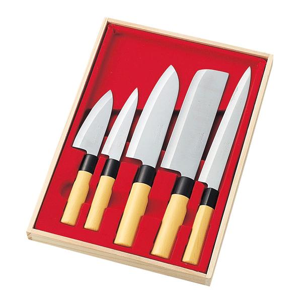 包丁セット 和包丁 5本入 刺身包丁 菜切包丁 万能包丁 ペティナイフ 小