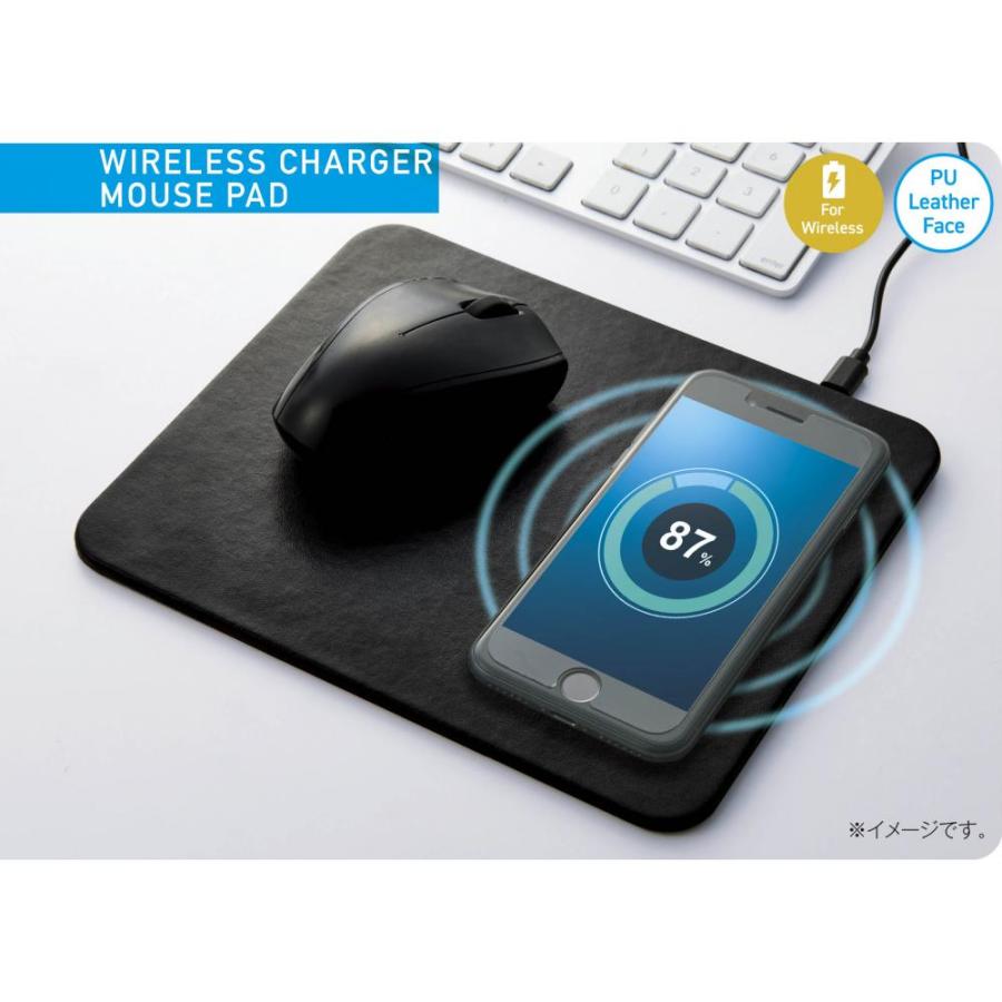 ワイヤレス充電機能】マウスパッド 進化版 充電 スマホ充電機能 iPhone