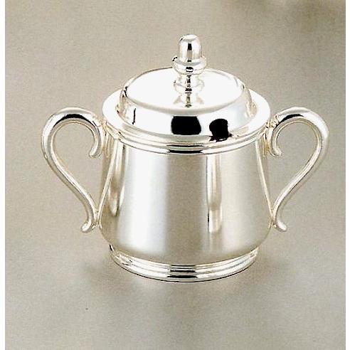 早川シルバー シュガーポット 2人用 東型 洋白（ニッケルシルバー
