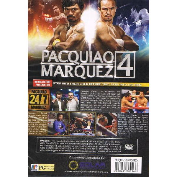 マニー・パッキャオ対ファン・マヌエル・マルケス 4 DVD 2012.12.8