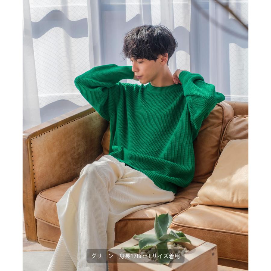 improves（インプローブス） オーバーサイズニットセーター メンズ