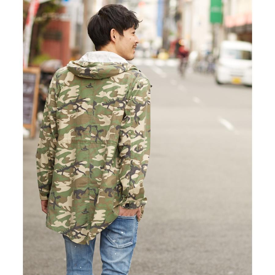 improves（インプローブス） モッズコート メンズ M-51 ロング 迷彩