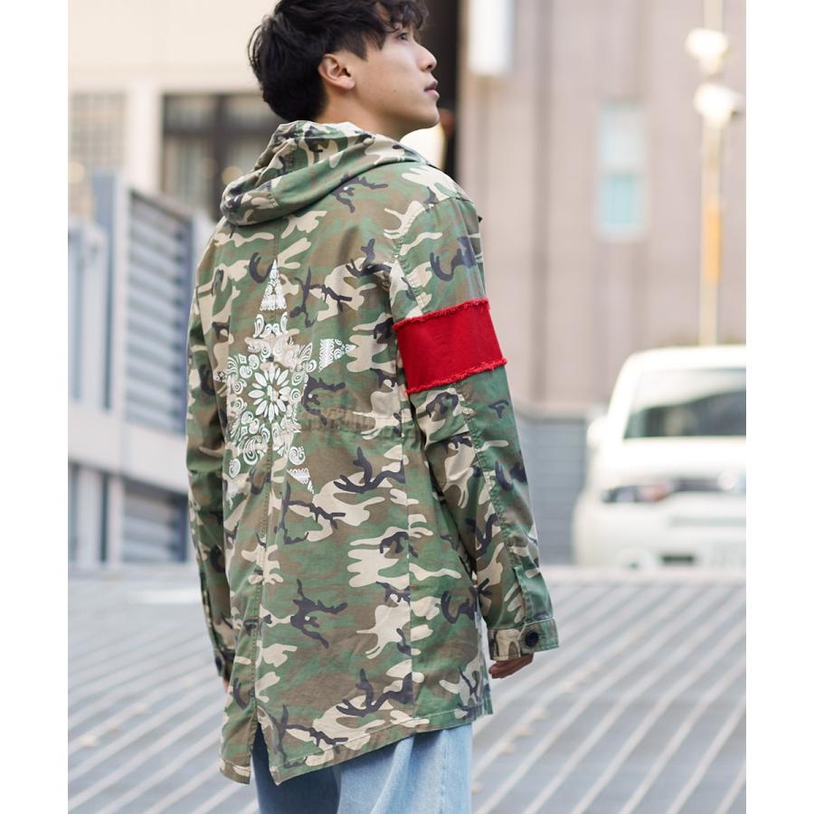 improves（インプローブス） モッズコート メンズ M-51 ロング 迷彩