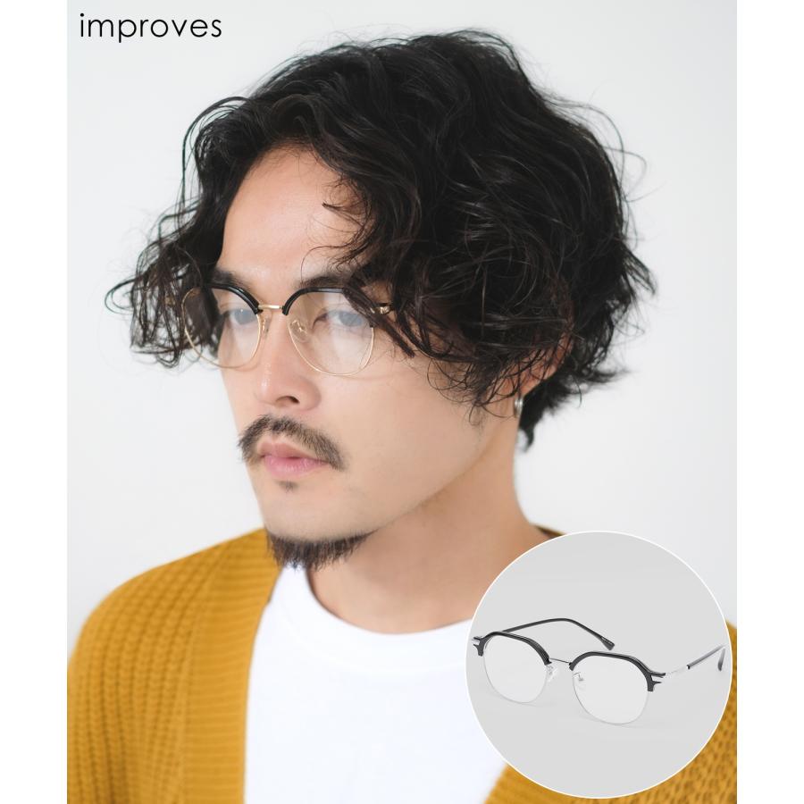 improves（インプローブス） めがね メンズ クラウンパント ブロー