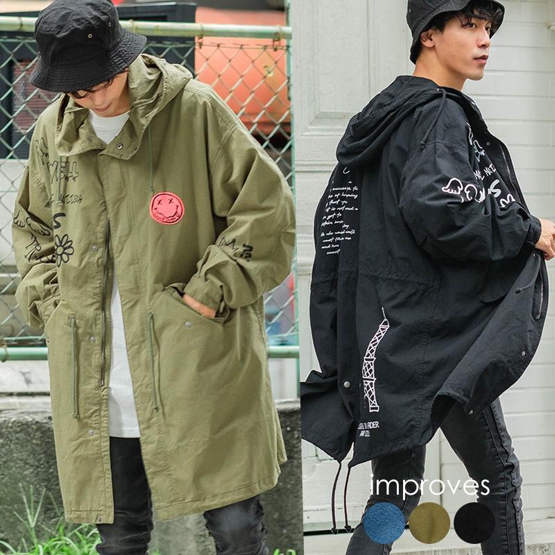 improves（インプローブス） モッズコート メンズ ビッグシルエット