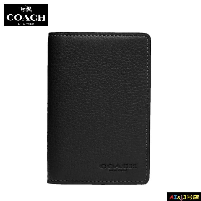 COACH（コーチ） 名刺入れ カードケース メンズ レザー カーフ