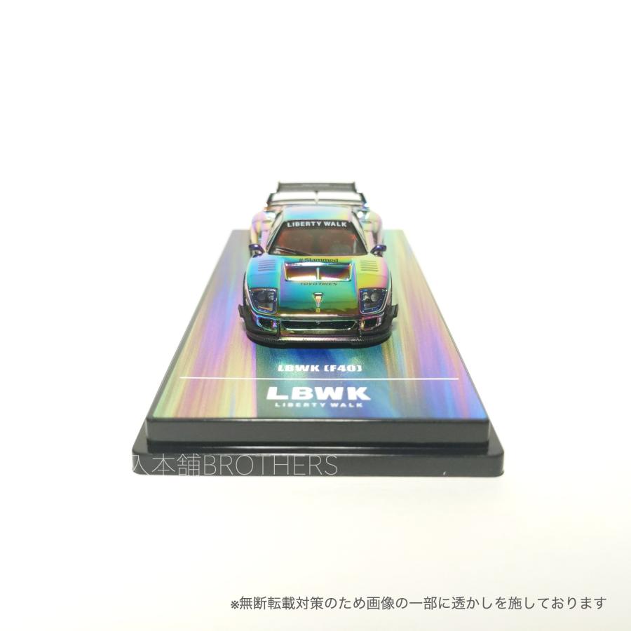 チェイスカー イノモデル 1/64 リバティーウォーク F40 クロムシルバー