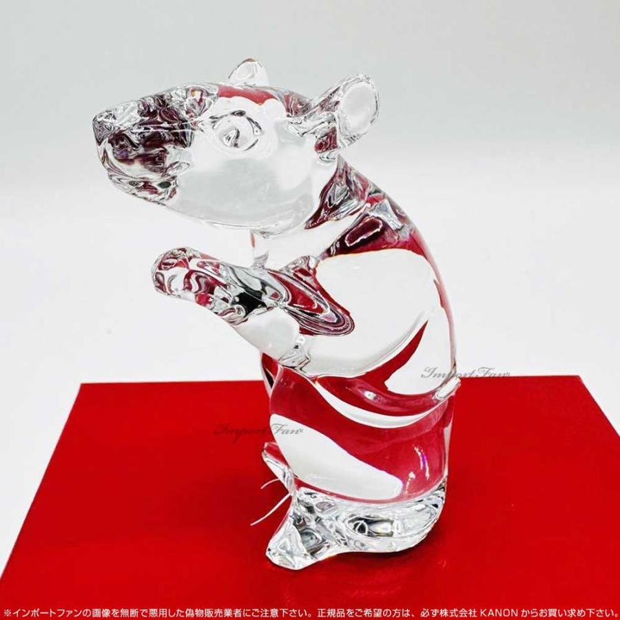 バカラ（Baccarat） クリスタル 干支 子 ネズミ 鼠 クリア ゴールド
