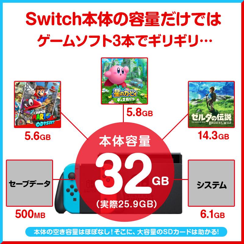 microsd マイクロ SD カード 128gb Class10 Switch 任天堂スイッチ