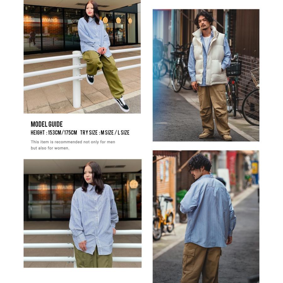 improves（インプローブス） 長袖シャツ メンズ NULL ヌル ストライプ