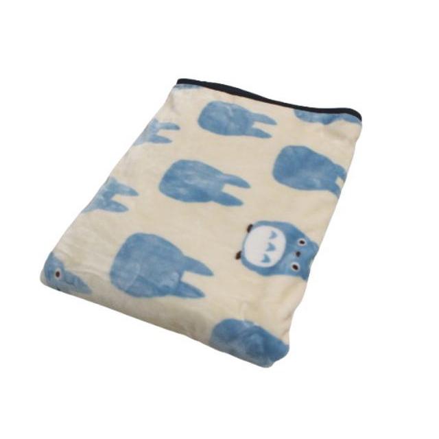 となりのトトロ 毛布 シングル140×200cm トトロシルエット 洗える 寝具