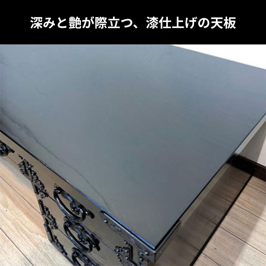 岩谷堂箪笥 文机 和風 和室 両袖文机 無垢 木製 ローデスク 収納