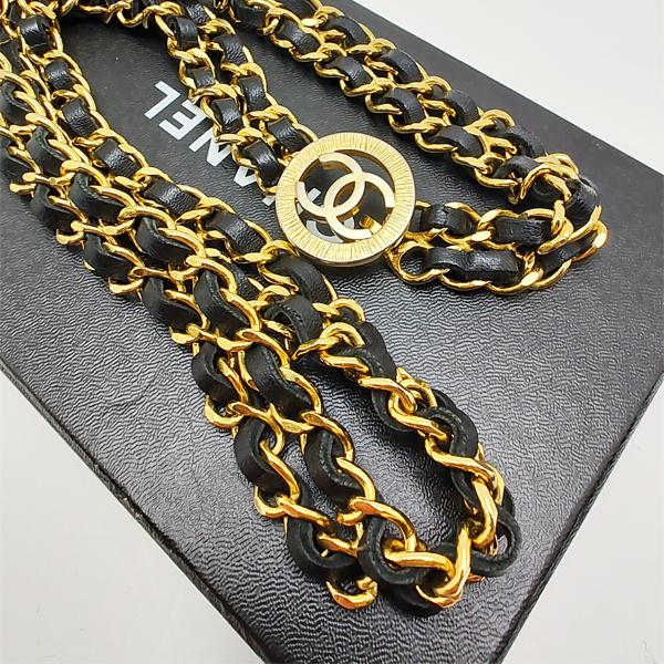CHANEL（シャネル） 中古品 チェーンベルト ココマーク レザー