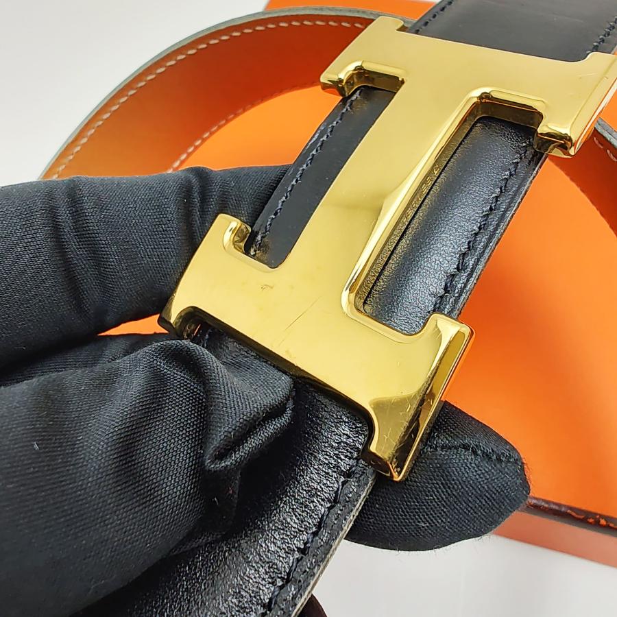 HERMES（エルメス） 中古品 ベルト コンスタンス Hベルト ブラック