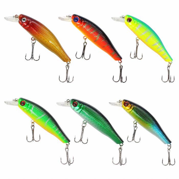 6個セット】 ハードルアー ルアーセット 8.5cm/85mm 10g フィッシング