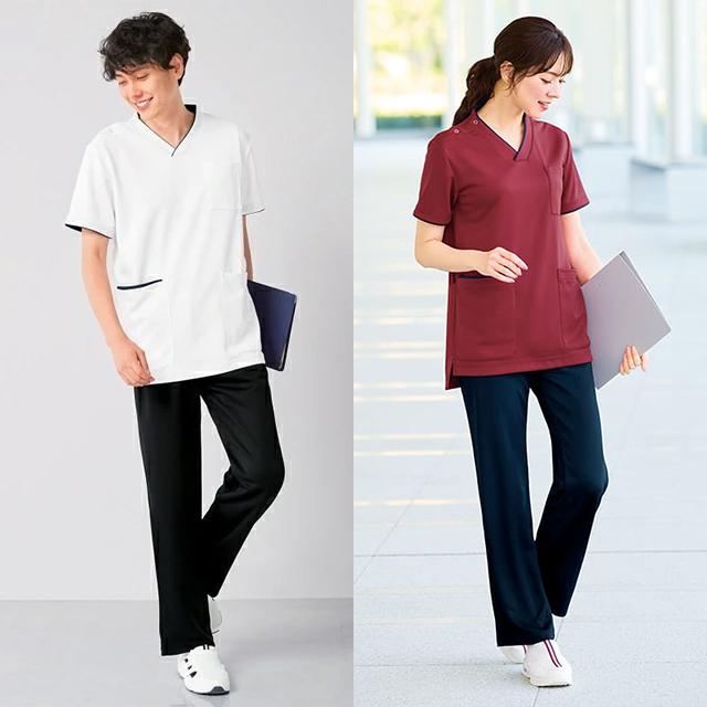 アンファミエ スクラブ 医療 スクラブパンツ 白衣 ナース服 レディース