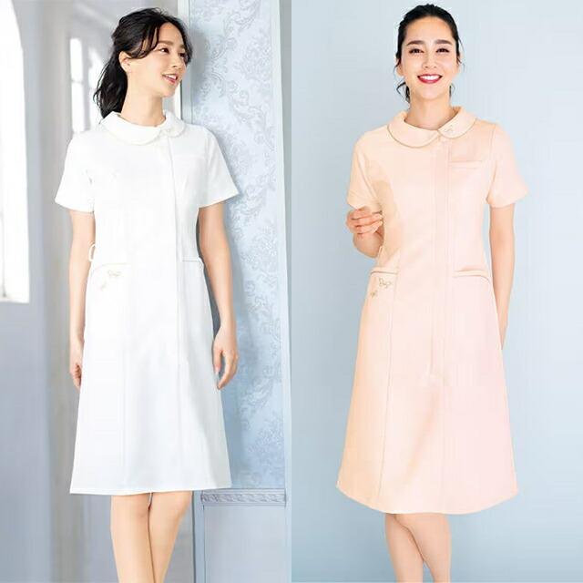 アンファミエ ナース服 白衣 ワンピース 医療用 クリニック 歯科医