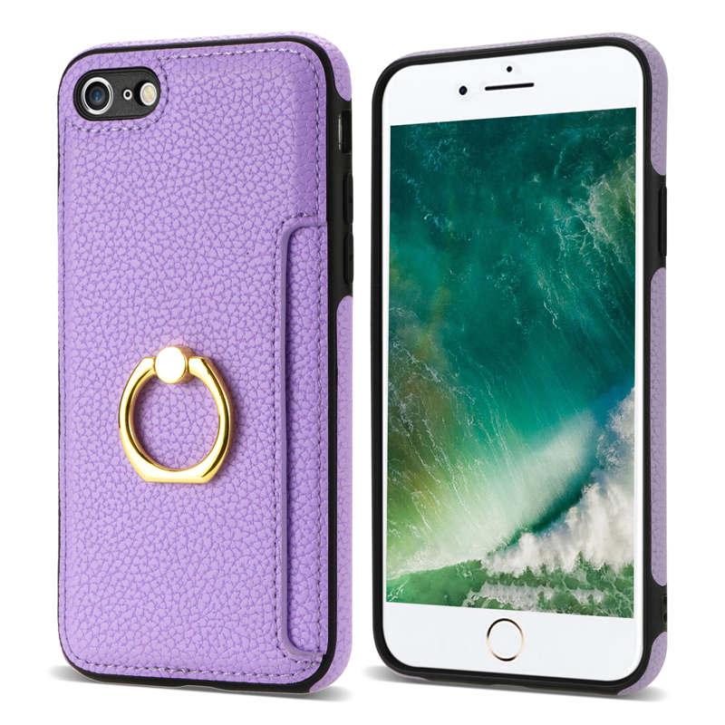 iPhone SE第3/2世代/8/7 背面ケース カバー リング付き 落下防止iPhone