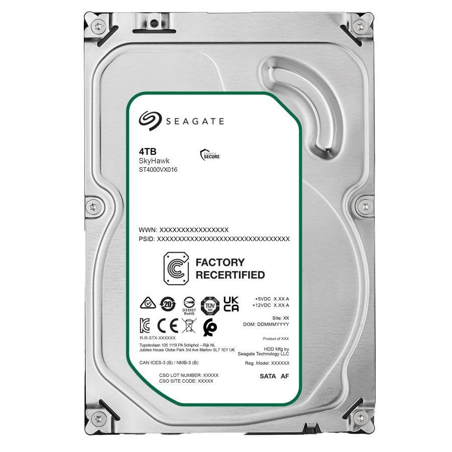 整備済み品 Seagate 3.5インチ HDD 4TB SATA 6Gb/s ST4000VX016