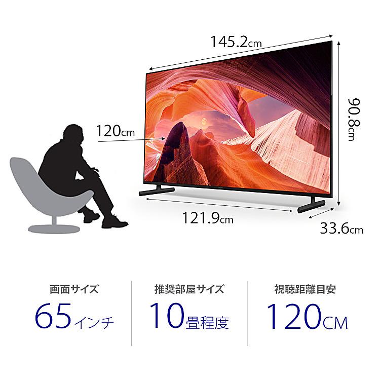 SONY（ソニー） テレビ 65インチ 5年長期保証付き【標準設置無料