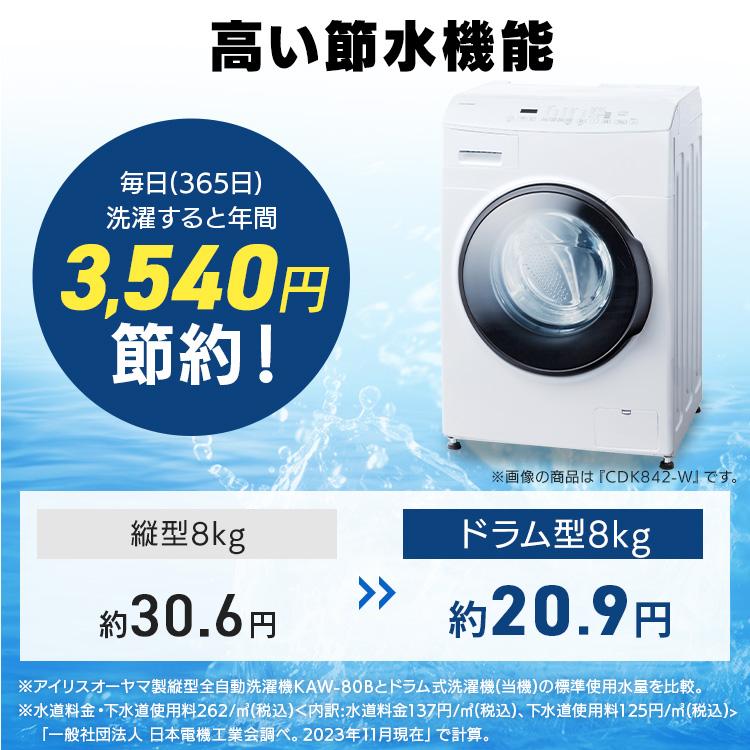 IRIS OHYAMA（アイリスオーヤマ） 洗濯機 ドラム式洗濯機 ドラム式 8kg