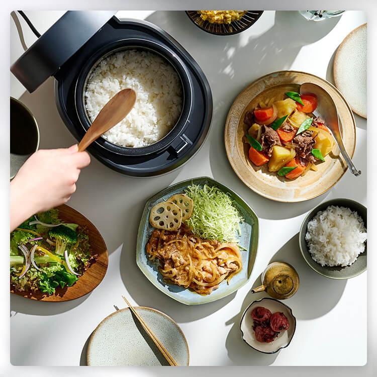 IRIS OHYAMA（アイリスオーヤマ） 炊飯器 3合 お手入れ簡単モデル 銘柄