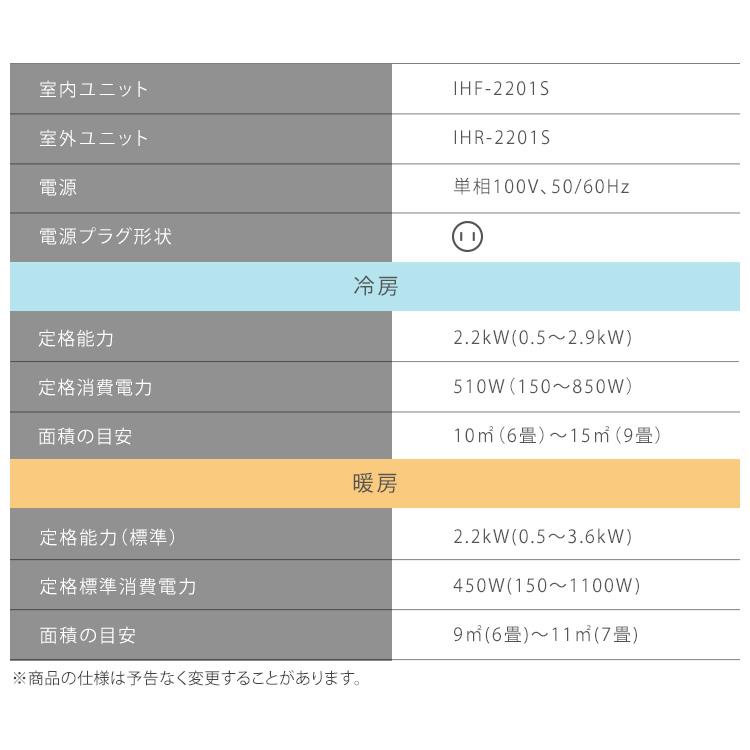 IRIS OHYAMA（アイリスオーヤマ） エアコン 6畳用 6畳 6畳用エアコン
