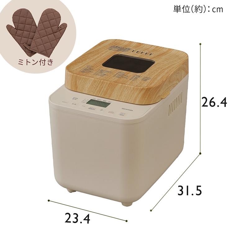 IRIS OHYAMA（アイリスオーヤマ） ホームベーカリー パン焼き器 米粉