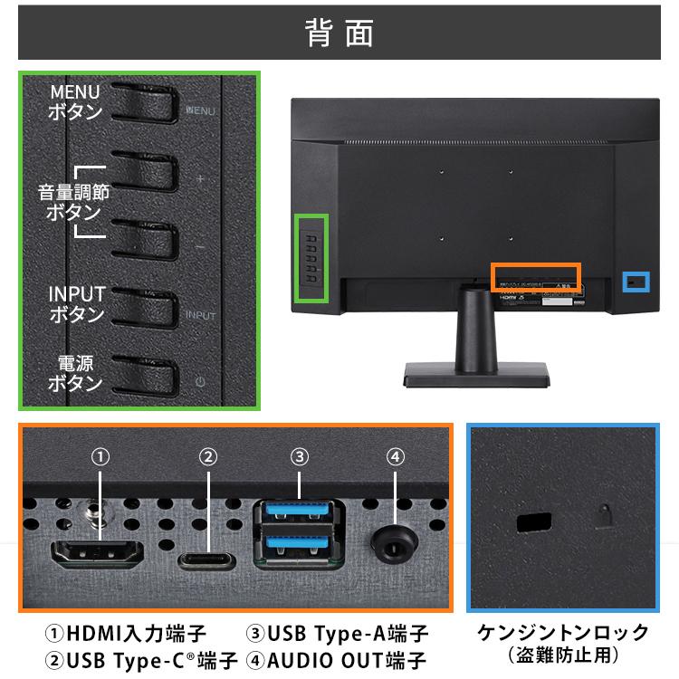 IRIS OHYAMA（アイリスオーヤマ） モニター 23.8インチ pcモニター