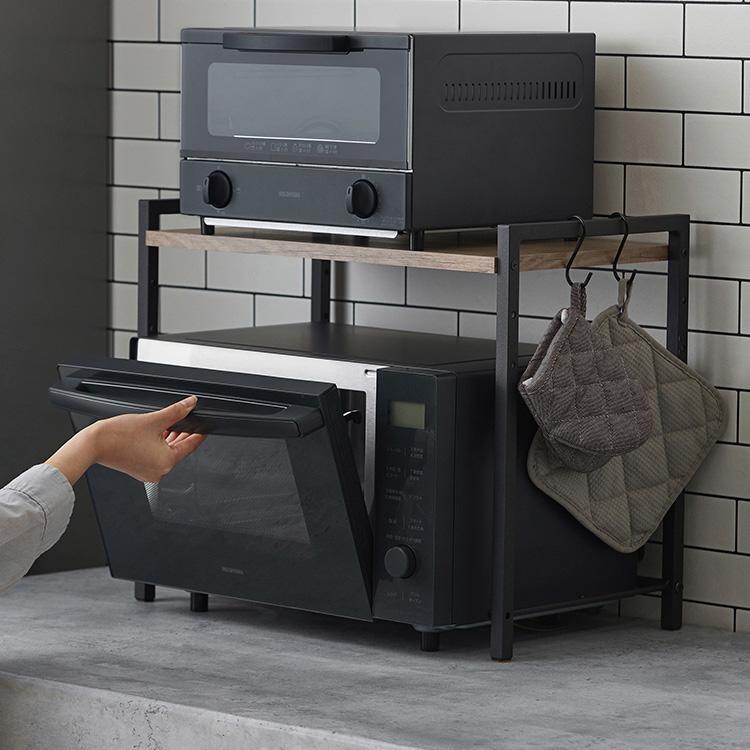 IRIS OHYAMA（アイリスオーヤマ） ＼新商品！／ レンジラック レンジ台