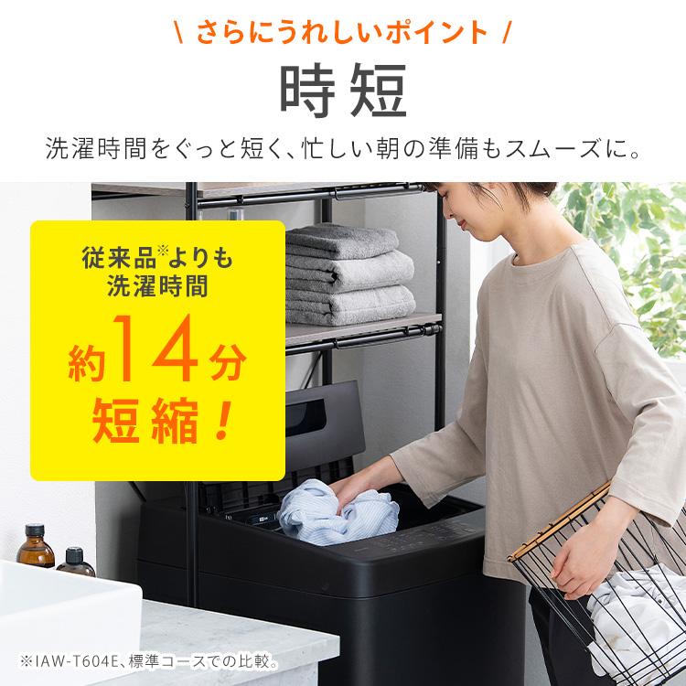 IRIS OHYAMA（アイリスオーヤマ） 洗濯機 6kg 縦型 一人暮らし 全自動