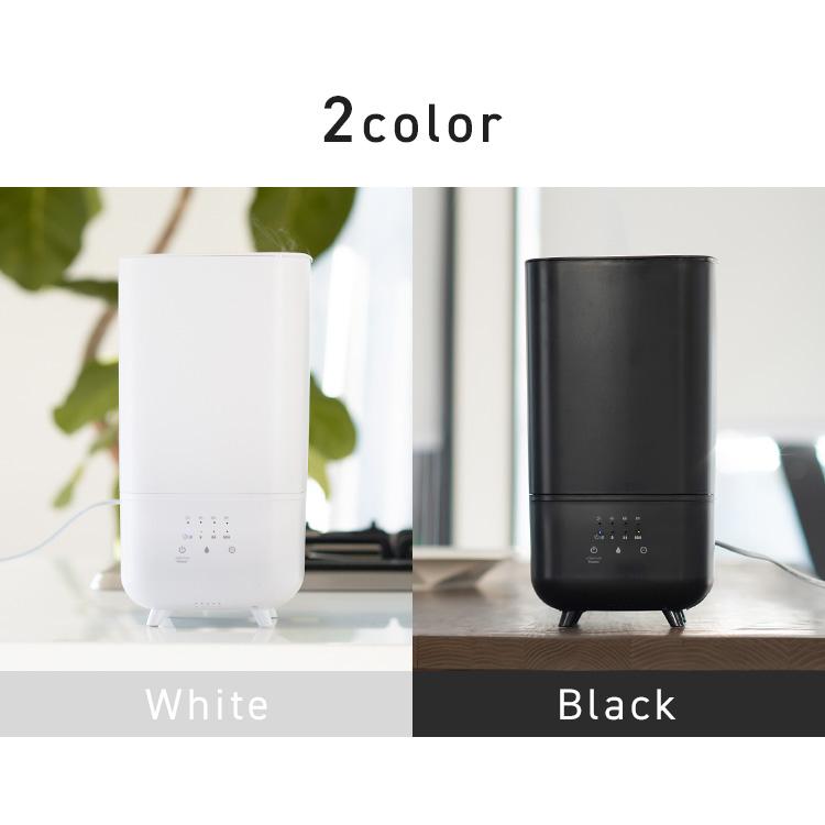 加湿器 ハイブリッド式 4L 上から給水 アロマ 卓上 大容量 タイマー お