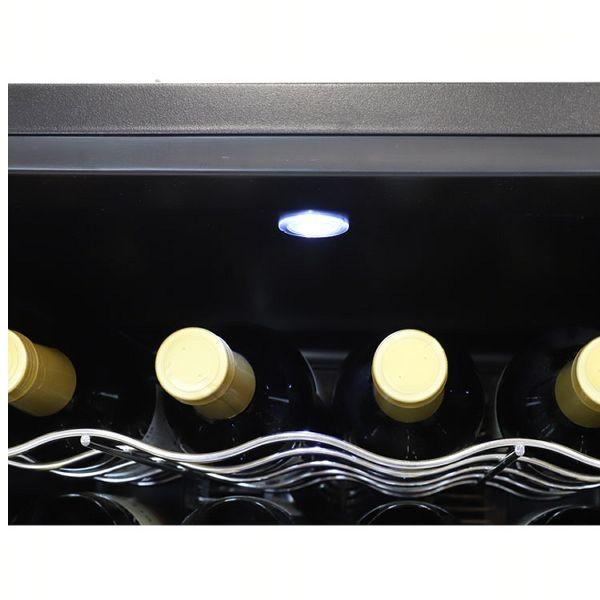 ワインセラー 62L 2ドア 冷蔵庫 Grand-Line 2ドアミラーガラス冷蔵庫一