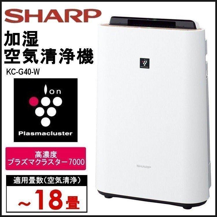 SHARP（シャープ） 空気清浄機 プラズマクラスター 加湿 11畳 加湿空気