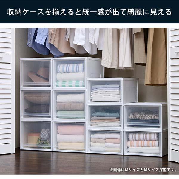 IRIS OHYAMA（アイリスオーヤマ） 収納ボックス 2個セット Lサイズ深型