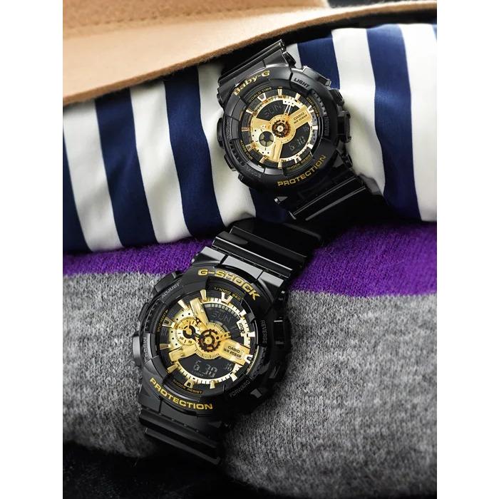 110 Series G-SHOCK Gショック ジーショック GA-110 Black & Gold