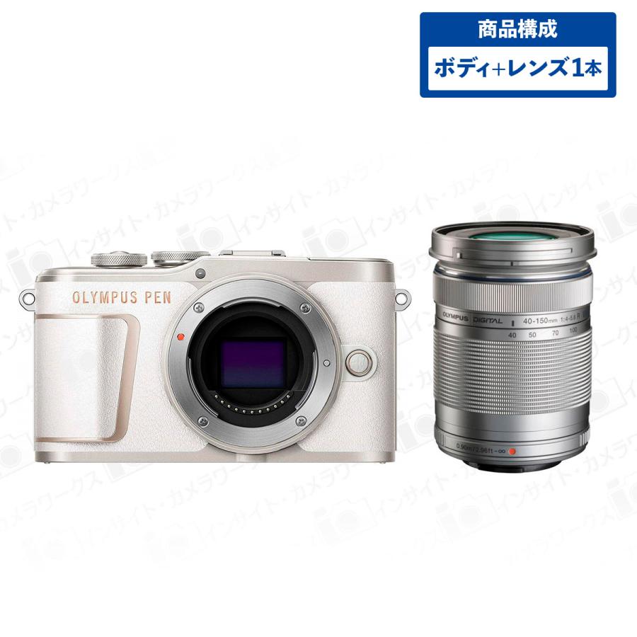 OLYMPUS PEN オリンパス E-PL10 ボディ ホワイト + 望遠ズームレンズ