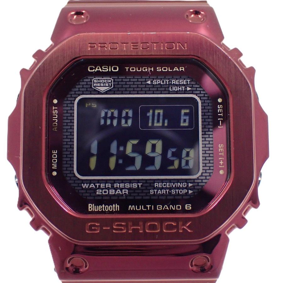 G-SHOCK カシオ フルメタル ボルドーIP Bluetooth搭載 ソーラー電波