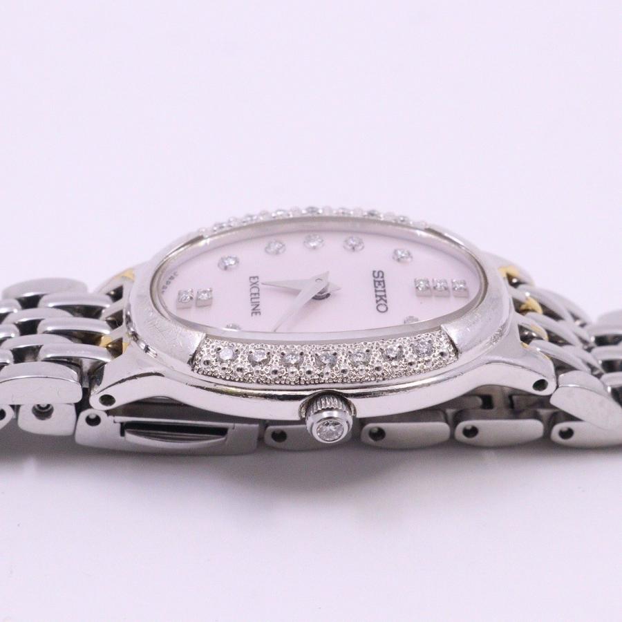 Exceline SEIKO セイコー エクセリーヌ クォーツ レディース 腕時計